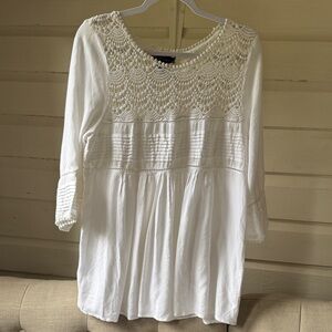Karen Kane White Lace Women's Top